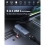 HOPDAY Hub USB C 6 en 1 - Station d'accueil Double Affichage 4K HDMI pour MacBook et PC