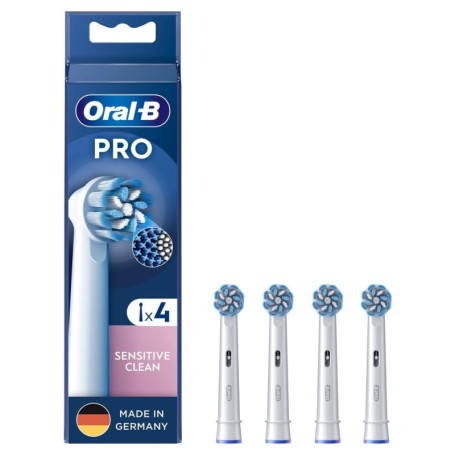 Oral-B Brossettes Pro Sensitive Clean - Lot de 4 pour un Nettoyage Optimal