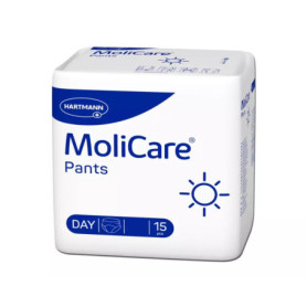 MoliCare® Pants Day - Culottes d'incontinence discrètes pour hommes et femmes, Taille M, 15 pièces