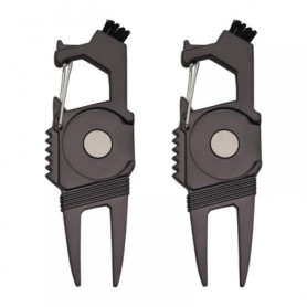 MiOYOOW Outil de Réparation Divot Golf avec Marqueur et Ouvre-Bouteille