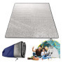 Tapis de Sol Pliable LNGJIN 200x200 cm - Isolant Ultra Léger pour Camping et Yoga