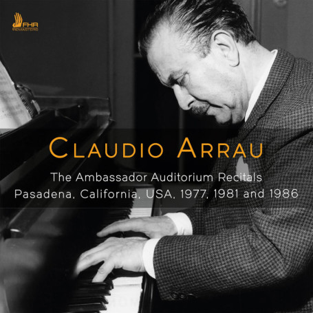Recitals à l'Ambassador Auditorium - Claudio Arrau