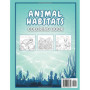 Livre de Coloriage Animal Habitats - Apprentissage Amusant