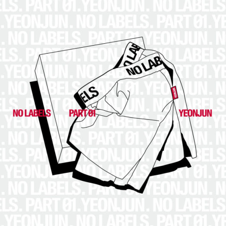Mini-album K-POP No Labels: Part 01 de Yeonjun avec coffret et photocards