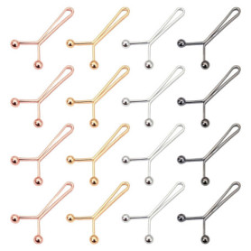 Set de 16 Pinces Resserre Pantalon Ajustables - Attaches Discrètes pour Jeans et Jupes