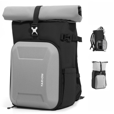 Sac à Dos Photographique TARION Rolltop - Grand Modèle avec Compartiment pour Ordinateur 16"