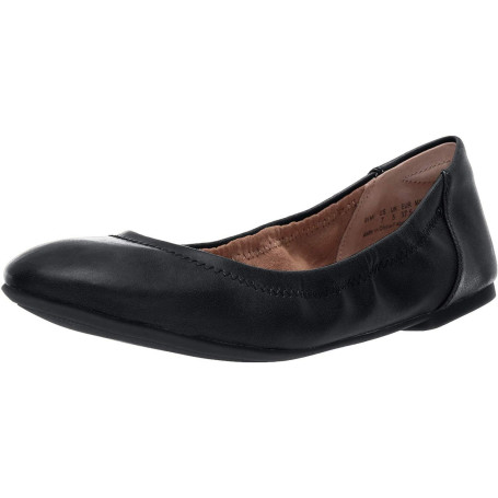 Ballerines Classiques en Simili Cuir Noir pour Femme - Amazon Essentials