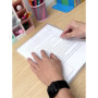 Pochette Document A4 Transparentes - 20 Pcs avec Porte-Cartes