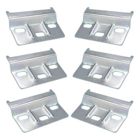 Supports Muraux en Fer pour Armoires de Cuisine - Lot de 6