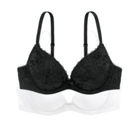 Lot de 2 Soutiens-Gorge Push-Up Sonia en Dentelle DORINA