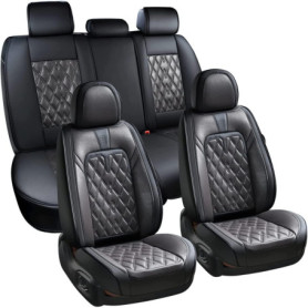 Housses de Siège de Voiture Universelles en Cuir Imperméable - Coverado