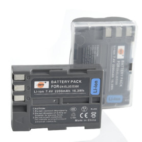 Pack de 2 Batteries Li-ion DSTE pour Nikon EN-EL3E