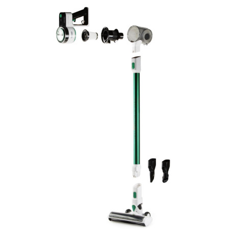 Aspirateur-balai DOMO DO241SV 2 en 1 sans fil - Vert/Blanc - 40 min d'autonomie