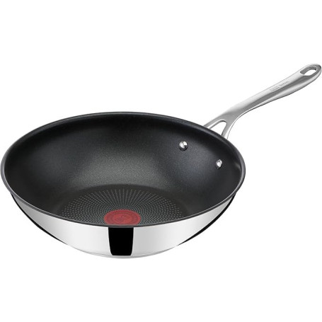 Poêle Wok en Inox Tefal Jamie Oliver 28 cm avec Revêtement Antiadhésif