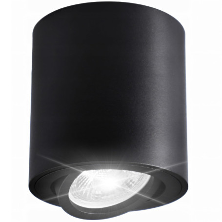 Spot LED Encastrable Noir Retoo Ø 80 mm - Lampe Halogène GU10 avec Angle Réglable