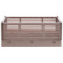 Boîte Pliante Marron Lot de 6 - Panier de Rangement Empilable
