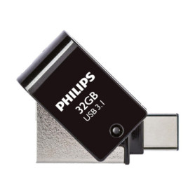 Clé USB Philips 2-en-1 OTG Ultra Speed 32 Go - USB-C et USB 3.1