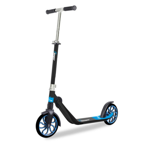 Trottinette Beeper City Scoot Noir pour Adolescents et Adultes avec Suspension Avant