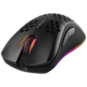 Souris de Jeu Sans Fil DELTACO GAMING DM220 - 4800 DPI, 7 Boutons, Éclairée