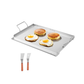 Plaque de cuisson en acier inoxydable VEVOR - 585 x 365 mm, idéale pour camping et fêtes 99,37 €