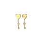 Boucles d'oreilles créoles en acier inoxydable GUESS pour femme