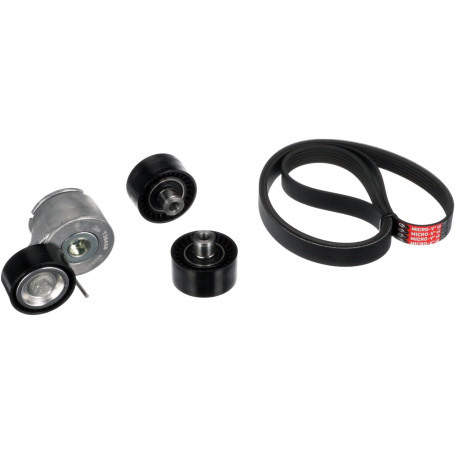 Kit de courroies trapézoïdales GATES K026PK1353 en caoutchouc