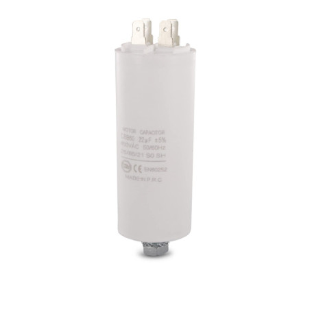 Condensateur Universel DL-pro 22 µF 450 V avec Connecteurs AMP