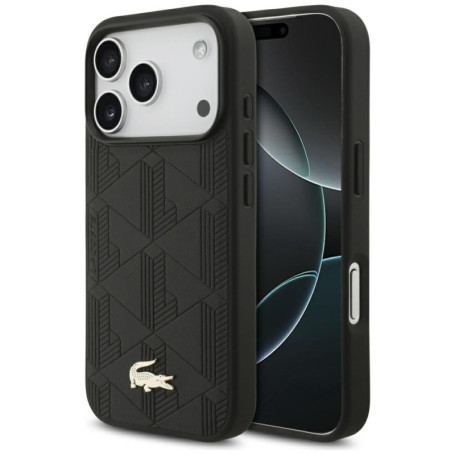 Coque CG MOBILE Lacoste Nomogramme Gold pour iPhone 17 Pro - Élégance et Protection