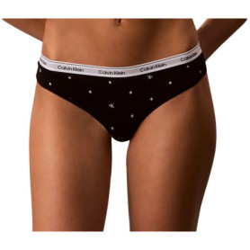 Slip Brésilien Femme Calvin Klein - Noir Étoilé