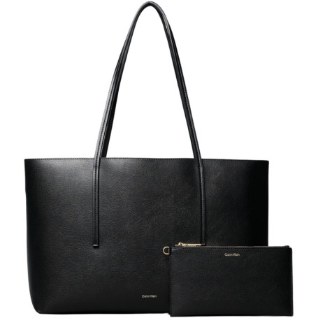 Calvin Klein Sac Cabas Femme avec Pochette Amovible - Noir Élégant