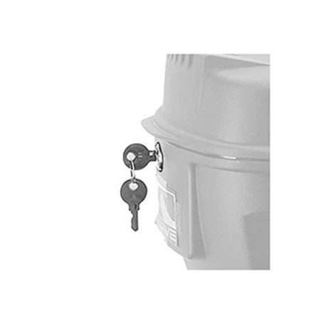 Serrure de Rechange M-Wave pour Topcase de Vélo Argent