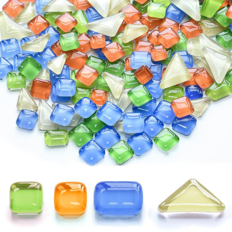 Kit de Mosaïque Créative pour Enfants et Adultes - 200g de Tesselles Colorées