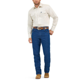 Chemise de Travail Western Wrangler pour Homme - Coupe Cowboy en Coton