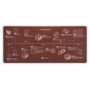 Tapis de Bureau Noctua NP-DM3 - 20ème Anniversaire, 90x40 cm, Brun