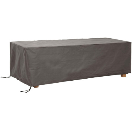 Housse de Protection Rectangulaire pour Table de Jardin jusqu'à 300 cm - Gris