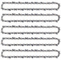 Lot de 5 chaînes de tronçonneuse Yweller 3/8" pour barres de 40 cm