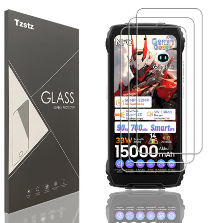 Tzstz Verre Trempé 3 Pièces pour Oscal Pilot 1 - Protection Écran Dureté 9H