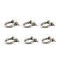 Lot de 6 colliers de serrage M10 en acier inoxydable 304 - Style européen