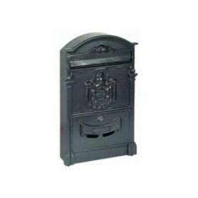 Boîte aux lettres en fonte gris Lifter - Design moderne et sécurisé