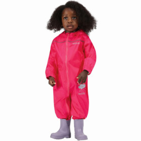 Combinaison imperméable enfant Regatta Puddle IV - Rose Jem, 48-60 mois
