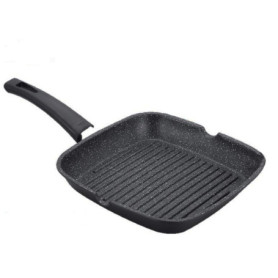 Poêle à Griller 28 cm en Aluminium avec Revêtement en Marbre - Royalty Line