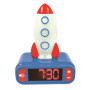 Réveil Veilleuse Fusée Lumineuse Lexibook pour Enfant - Bleu