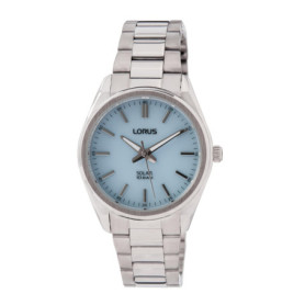 Montre Lorus Femme à Quartz avec Bracelet Métal Argent et Cadran Bleu