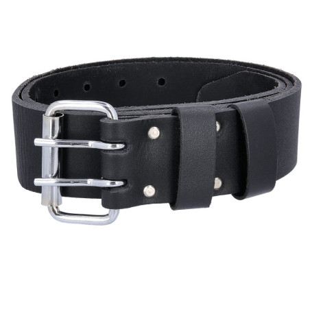 Ceinture de travail en cuir véritable TOUGH MASTER - Noir, 5,1 cm