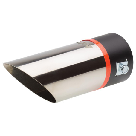 Embout d'Échappement Inox Rond Oblique Simoni Racing - Ø60mm x 175mm