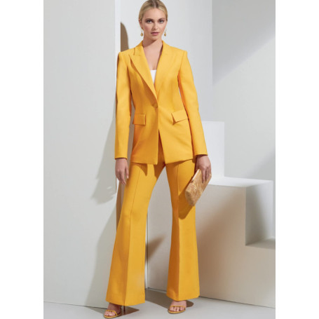 Veste et Pantalon Sport Femme Vogue Patterns V1870B5 - Taille 36 à 44