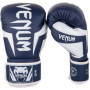 Gants de Boxe Venum Elite - Blanc et Bleu Marine - 14 Oz