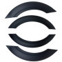 Enjoliveurs de Passage de Roue Oneway pour Volkswagen Crafter & MAN TGE - Noir Mat