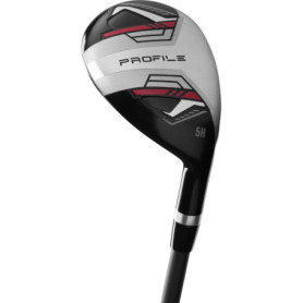 Hybride de Golf Wilson Profile Homme - Rouge et Noir, Flex Régulier