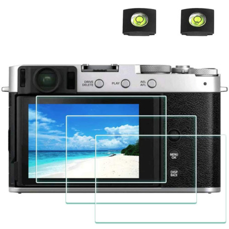 ULBTER Verre Trempé de Protection pour Fujifilm X100V et X-E4 - Lot de 3